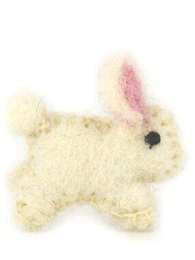 NWT Papoose Toys Felt Bunny